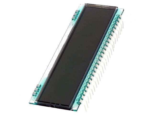 Display: LCD; 7-segment; STN Positive; A.cijfers: 8; 70x25x1,1mm Display: LCD; 7-segment; STN Positive; A.cijfers: 8; 70x25x1,1mm